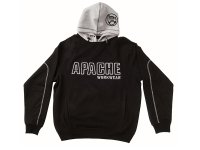 Apache Hooded Sweatshirt Black/Grey - Various Sizes