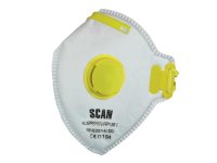 Scan Fold Flat Valved Disposable Mask FFP1 (Pack of 10)