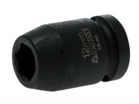 Teng Impact Socket Hexagon 6-Point 1/2in Drive 12mm