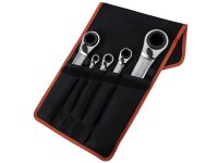 Bahco S4RM Series Reversible Ratchet Spanners Set, 5 Piece