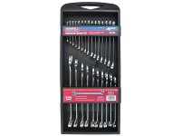 Faithfull Chrome Vanadium Comb Spanner Set 25 Piece