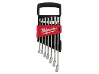 Milwaukee MAX BITE Ratcheting Metric Combination Spanner Set, 7 Piece