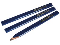 Faithfull Carpenter's Pencils - Blue / Soft (Pack 3)