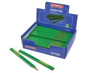 Faithfull Carpenter's Pencils - Green / Hard
