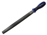 Faithfull Handled Half-Round Second Cut Engineers File 250mm (10in)