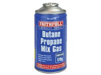 Faithfull Butane Propane Mix Gas Cartridge 170g