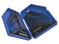 Faithfull Metric/Imperial Hex Key Set 30 Piece (0.7-10mm 0.028-3/8in)