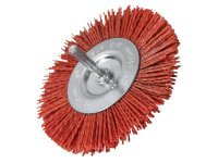 Faithfull Nylon Circular Brush 100mm x 6mm Shank