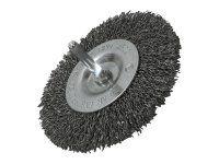 Faithfull Wire Brush 100mm x 6mm Shank 0.30 Wire