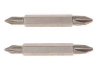 Irwin Screwdriver Bits PH2/PH2 Double-Ended 50mm (Pack 2)
