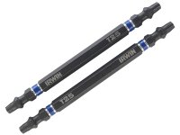 Irwin Impact Double-Ended Screwdriver Bits TORX TX25 100mm (Pack 2)