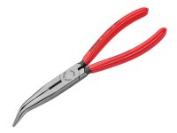 Knipex Bent Snipe Nose Side Cutting Pliers PVC Grip 200mm (8in)