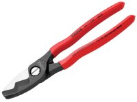 Knipex Cable Shears Twin Cutting Edge PVC Grip 200mm (8in)