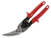 Milwaukee Offset Metal Aviation Snips Left Extra Long Straight Cut