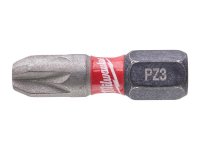 Milwaukee SHOCKWAVE Impact Duty Bits PZ3 x 25mm (Pack 25)