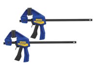 Irwin Micro Clamps Twin Pack 100mm (4in)