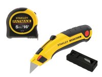 Stanley Tools FatMax® Triple Pack - Tape, Retractable Knife and Blades