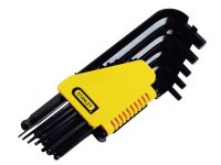 Stanley Tools Ball End Hexagon Key Set, 12 Piece (1/16 - 3/8in)