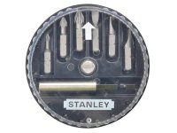 Stanley Tools Slotted/Pozidriv Insert Bit Set, 7 Piece