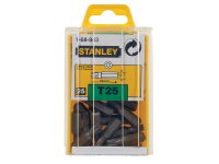 Stanley Tools TORX Insert Bits TX25 x 25mm (Box 25)
