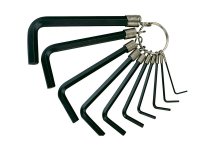 Teng Hexagon Key Set on Ring, 10 Piece (1/16-3/8in)