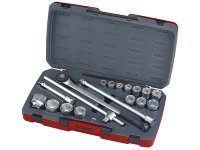 Teng T3418-6 Socket Set of 18 Metric 3/4in Drive