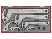 Teng TTHP08 Hook & Pin Wrench Set, 8 Piece