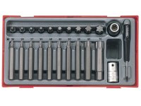 Teng TTTX23 TX Bit Socket Set, 23 Piece - 1/2in Drive