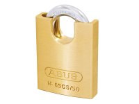 Abus 65CS/50mm Brass Padlock Closed Shackle