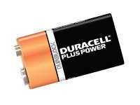 Duracell 9V Cell Plus Power MN1604/6LR6 Batteries (Pack 2)
