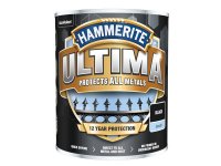 Hammerite Ultima Metal Paint Smooth Black 750ml
