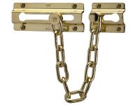 Yale Locks P1037 Door Chain Brass Finish