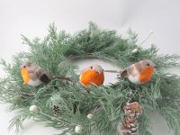 Giftware Trading Feather Robin Decoration with Clip