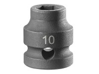 Facom 6-Point Stubby Impact Socket 1/2in Drive 10mm