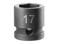 Facom 6-Point Stubby Impact Socket 1/2in Drive 17mm