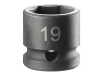 Facom 6-Point Stubby Impact Socket 1/2in Drive 19mm