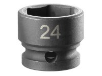 Facom 6-Point Stubby Impact Socket 1/2in Drive 24mm
