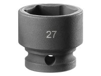 Facom 6-Point Stubby Impact Socket 1/2in Drive 27mm