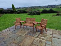 Churnet Valley - Valley Range 4 Seater Companion Set with Angled Trays
