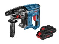 Bosch GBH 18V-20 SDS Plus Hammer Drill 18V 2 x 4.0Ah Pro Core Li-ion