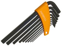 Faithfull Metric Long Arm Hex Key Set 9 Piece