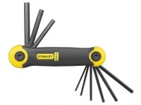 Stanley Tools Imperial Folding Hexagon Key Set 9 Piece (5/64 - 1/4in)