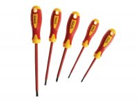 Faithfull VDE Soft Grip Screwdriver Set 5 Piece