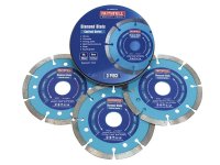 Faithfull Contract Diamond Blades 115 x 22.2mm (Pack 3)