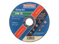 Faithfull Stone Cut Off Disc 125 x 3.2 x 22.23mm