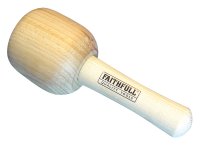 Faithfull Heavy-Duty Carver's Mallet Beech 90mm