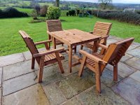 Churnet Valley - Valley Range 4 Seater Dining Set