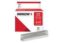 Arrow T72HW Clear Insulated Staples for Hardwood 5 x 12mm (Box of 300)