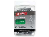 Arrow RLA 3/16IP Aluminium Rivets 3/16in Long (Pack of 50)