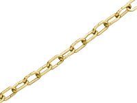 Faithfull Clock Chain Polished Brass 1.6mm x 10m